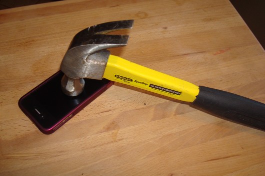 When the Hammer Hits My New iPhone When the Hammer Hits My New iPhone